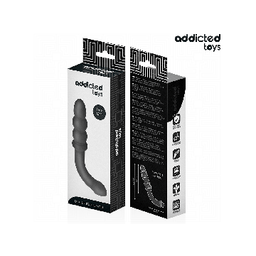 Addicted Toys - Masajeador Anal Doble Silicona 16,5 Cm | Vybes.it