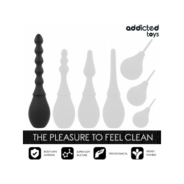 ADDICTED TOYS - TRAVEL CLEANER SILICONE MODEL 2 - Anal Shower
