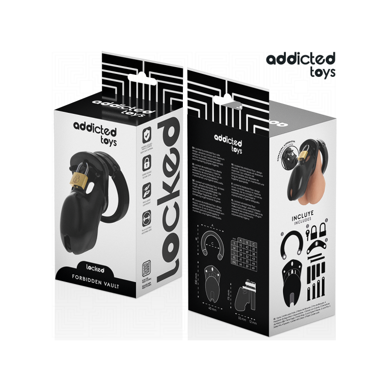 Addicted Toys Locked - Verbotenes Peniskäfig 10 Cm | Vybes.it