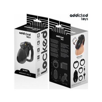 Addicted Toys Locked - Mindnight Cell Jaula Para Pene Talla S |