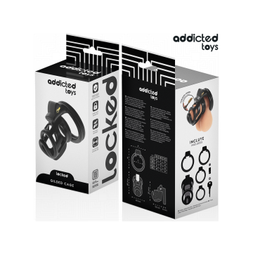 Addicted Toys Locked - Gilden Cage Jaula Para Pene De Silicona 8,5