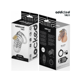Addicted Toys Locked - Iron Cell Metall - Peniskäfig 4 Cm Grösse S