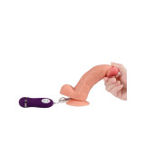 Shequ - Iron Dragon Vibrator Dildo With Remote Control 17.5 Cm |