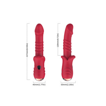 Armony - Dildo Vibrador Estimulador Punto A Rojo | Vybes.it
