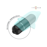 INTENSE - ECHO VIBRATING BULLET DOLPHIN BLUE 8 X 4.7 CM - INTENSE FUN…