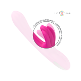 Intense - Britney Vibrador Multifunción Rabbit 23 Cm Rosa | Vybes.it