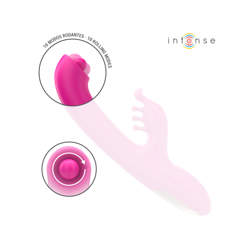 Intense - Christina Multifunktions - Rabbit - Vibrator 22,5 Cm Rosa
