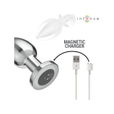 Intense - Plug Anal 10 Vibrations Métal Avec Télécommande L |