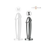 Intense - Plug Anal 10 Vibrations Gode Métallique Avec Télécommande