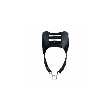 MOB - DNGEON SCHWARZES HARNESS MIT OBEREM COCKRING, EINE GRÖSSE - Her…