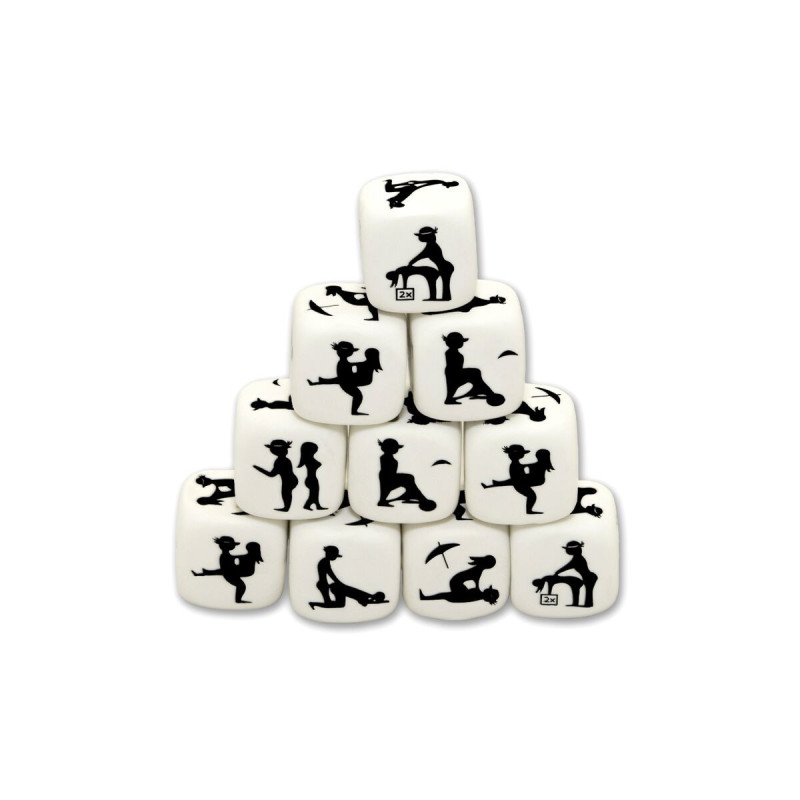 DIABLO PICANTE - WHITE POSING DICE - Dice game | Vybes.it