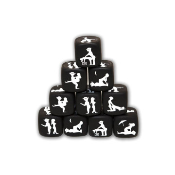 DIABLO PICANTE - JEU DE DÉS DE POSTURE NOIR - Jeux de dés