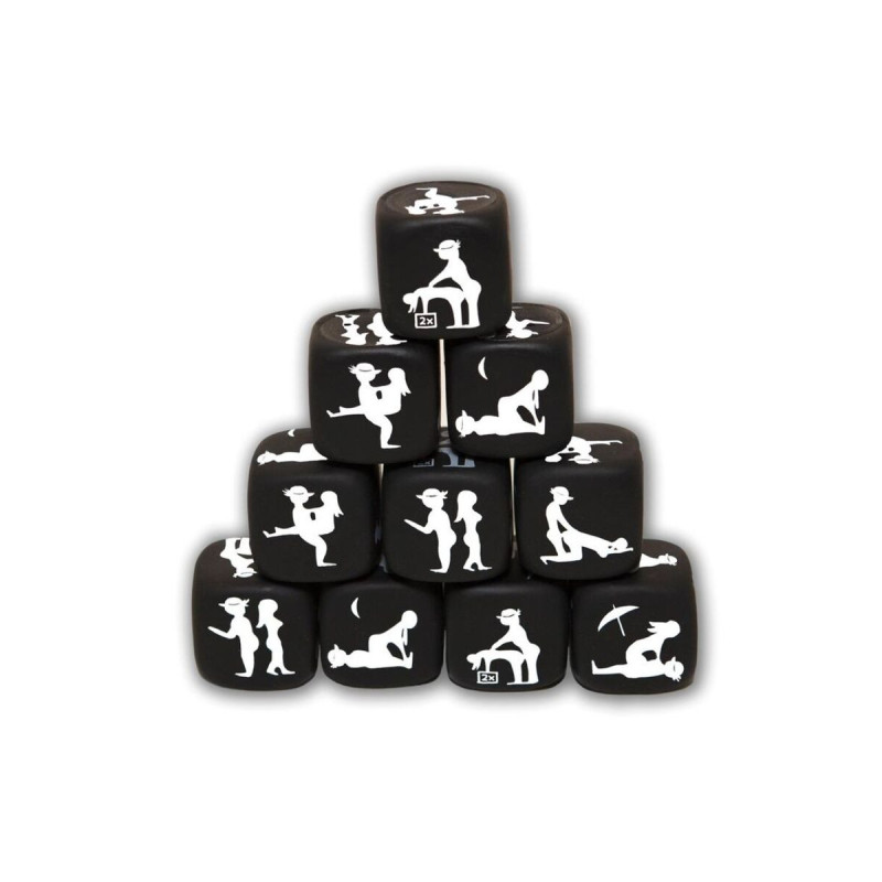 DIABLO PICANTE - JEU DE DÉS DE POSTURE NOIR - Jeux de dés
