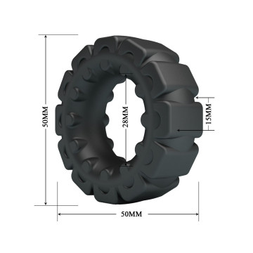 Crazy Bull - Bague En Silicone Laiden Modèle 5 | Vybes.it