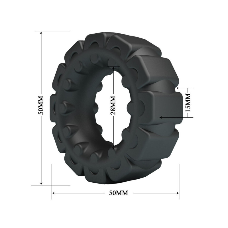 Crazy Bull - Bague En Silicone Laiden Modèle 5 | Vybes.it