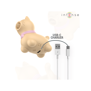 Intense - Stimolatore Tolosa Con Lingua Rotante A 360° Giallo |