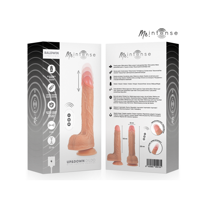 Mr Intense - Baldwin Realístico Multifunción Con Vibración Up And