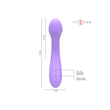 Intense - Becky Vibrador 19 Cm Calentable 7 Vibraciones Morado |