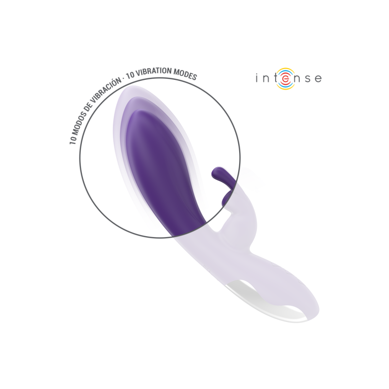 Intense - Randall Vibrador Rabbit 10 Vibraciones Morado | Vybes.it
