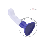 Intense - Shorty Vibrateur Avec Ventouse Télécommande Bleue |