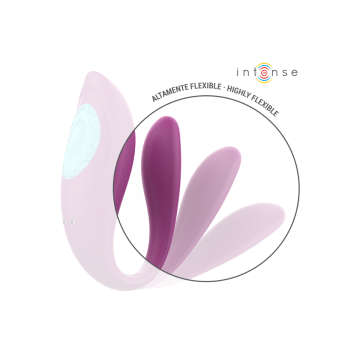 Intense - Annie Vibrateur Et Stimulateur En U Violet Télécommande |