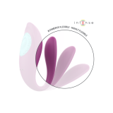 Intense - Annie Vibrateur Et Stimulateur En U Violet Télécommande |