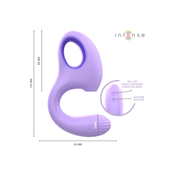 Intense - Baxter Vibrador & Estimulador Violeta | Vybes.it