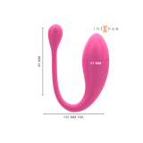 Intense - Janice U Vibrateur Double Stimulation 10 Vibrations Rose