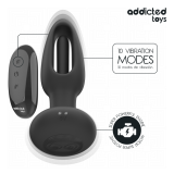 ADDICTED TOYS - PLUG ANAL AVEC LANGUE VIBRANTE ET TÉLÉCOMMANDE