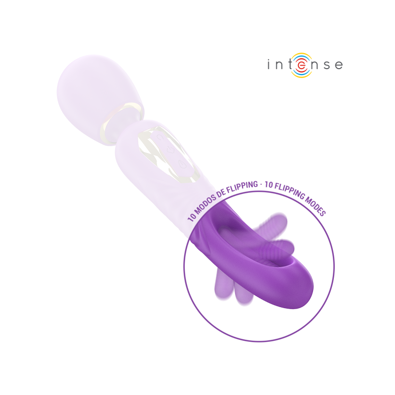 Intense - Christy Vibrador Wand Con Lengua Giratoria | Vybes.it
