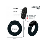 Addicted Toys - Anillo Pene Vibrador Efecto Calor Control Remoto |