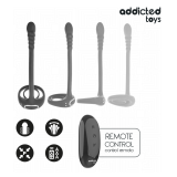 ADDICTED TOYS - ANNEAU PÉNITENTIAIRE VIBRANT POUR POINT P AVEC TÉLÉCOMMANDE