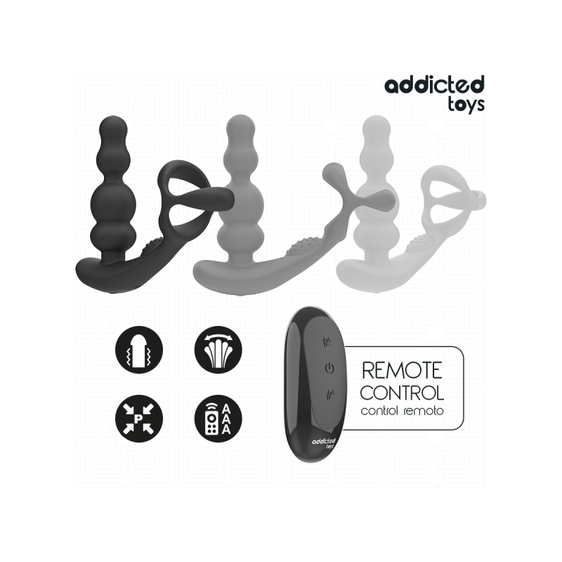 Addicted Toys - Rotating Prostate Massager Remote Control | Vybes.it