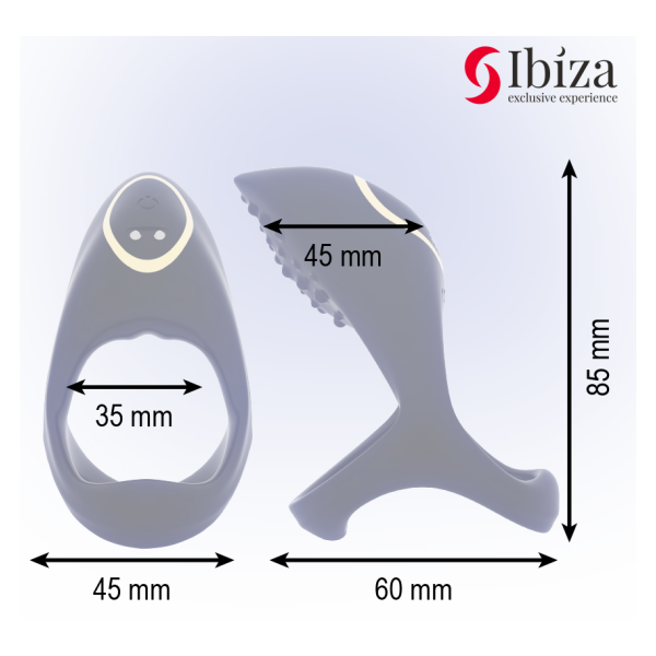 IBIZA - ANILLO PARA PENE MULTISENSORIAL