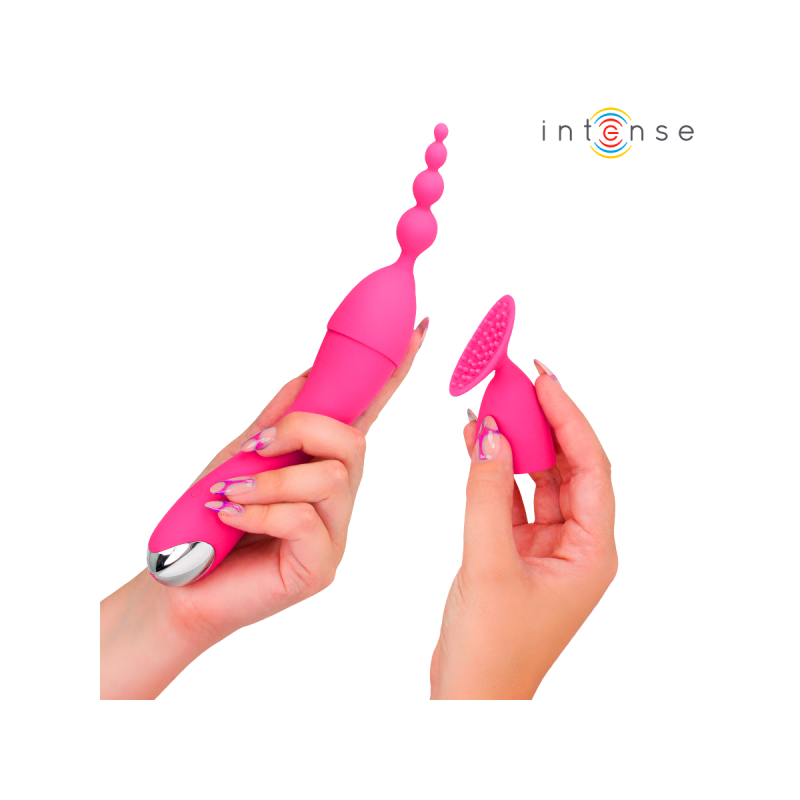 Intense - Vibratore Cher Con 20 Modalità E Testine Intercambiabili
