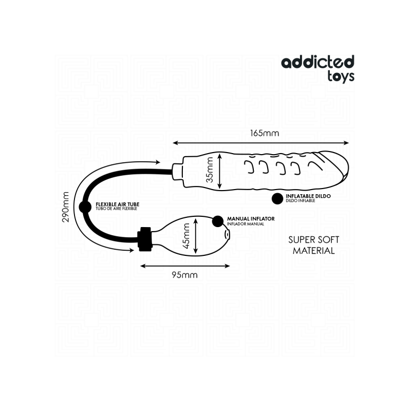 ADDICTED TOYS - GODEMICHET GONFLABLE MODÈLE 3 - Anal gonflable