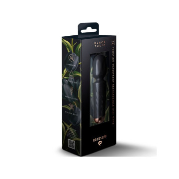 Rocks - Off - Mini Wand Recargable 16 Funciones Negro | Vybes.it