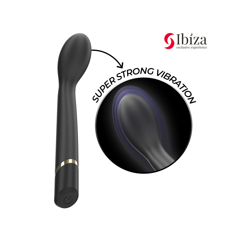 IBIZA - VIBRATEUR POINT G 10 VIBRATIONS RECHARGEABLE - IBIZA TECHNOLO…