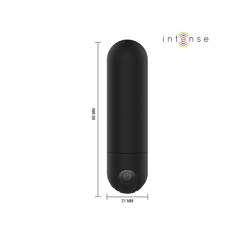 INTENSE - KAREN MINI WIEDERAUFLADBARER VIBRATIONSKUGEL SCHWARZ - INTE…
