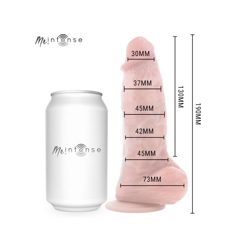 Mr Intense - Piccolo Spencer Dildo In Silicone 19 Cm - Ø - 4,5 Cm |