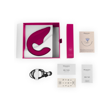 Womanizer - Blend Rabbit Vibrator Stimulator Vibrant Pink | Vybes.it