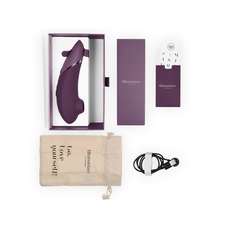 Womanizer - Stimulateur Clitorial Suivant Violet Foncé | Vybes.it