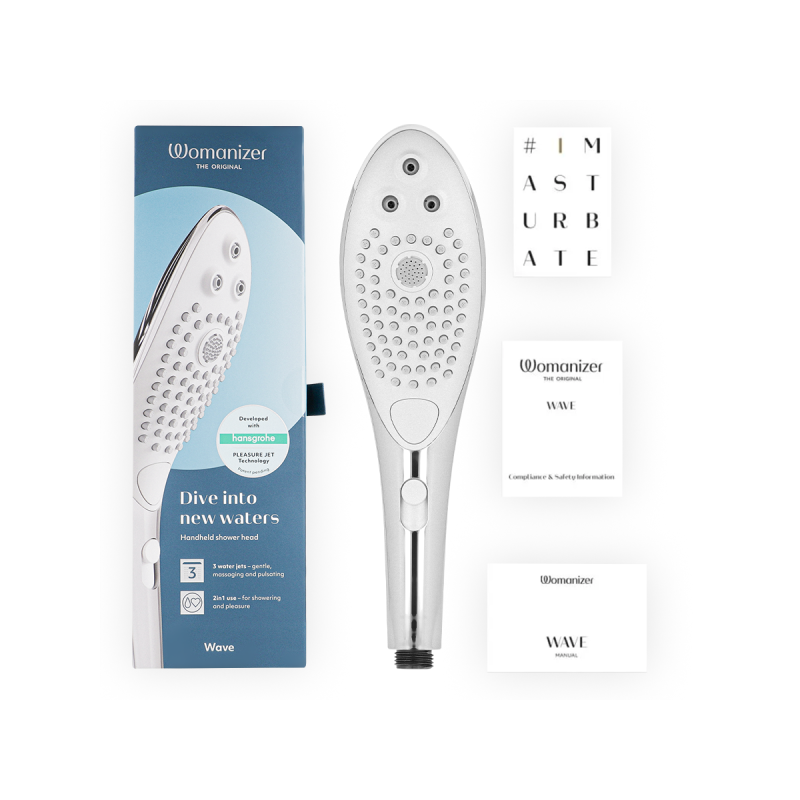 Womanizer - Wave Cabezal De Ducha Estimulador De Clitorís Plateado