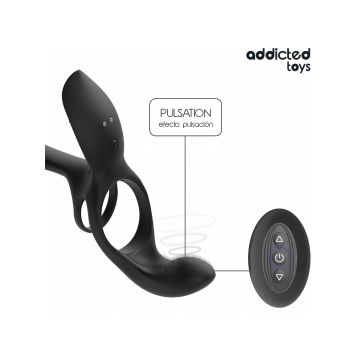 Addicted Toys - Anneau Double Pénis Avec Stimulateur Clitorial |