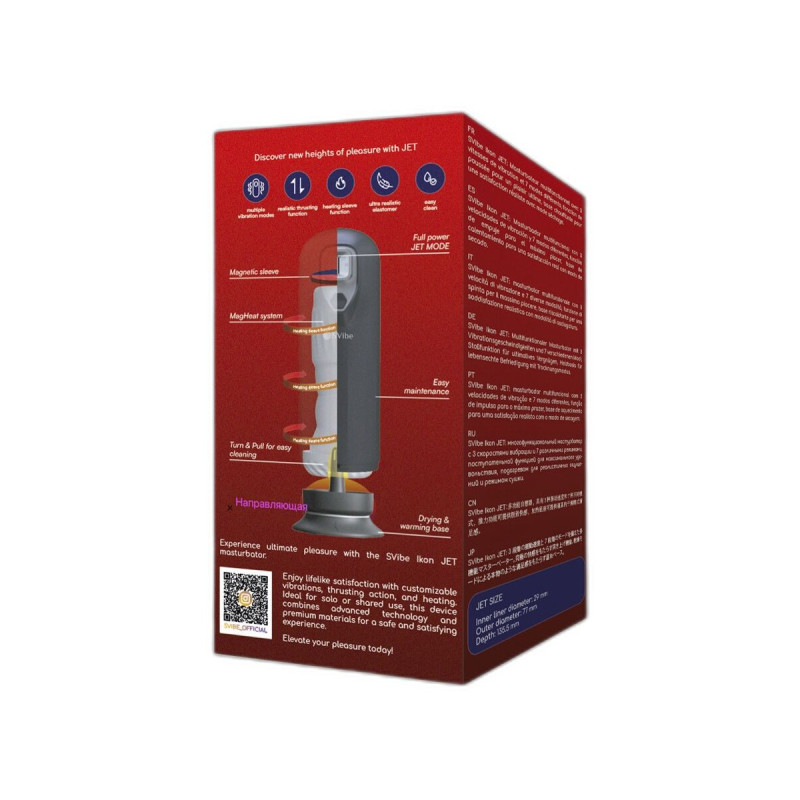 Snail Vibe - Ikon Jet Masturbador Efecto Calor Y Empuje | Vybes.it