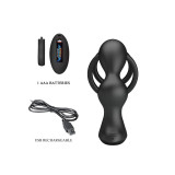 Mr Play - Plug Anal Vibrant Avec Anneau Pénis Et Télécommande |