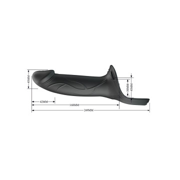 Pretty Love - Landon Strap - On Con Vibración Negro | Vybes.it