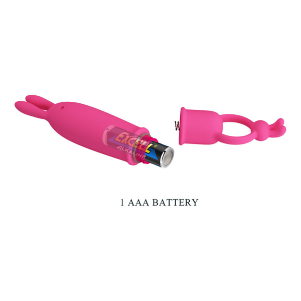 PRETTY LOVE - DELIA VIBRADOR RABBIT CON ANILLO DE SUJECIÓN