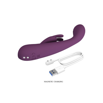 Pretty Love - Emma Vibrador Con Estimulador Rabbit Morado | Vybes.it