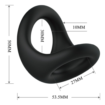 CRAZY BULL - NESTOR ANILLO ERGONÓMICO PARA PENE Y TESTÍCULOS